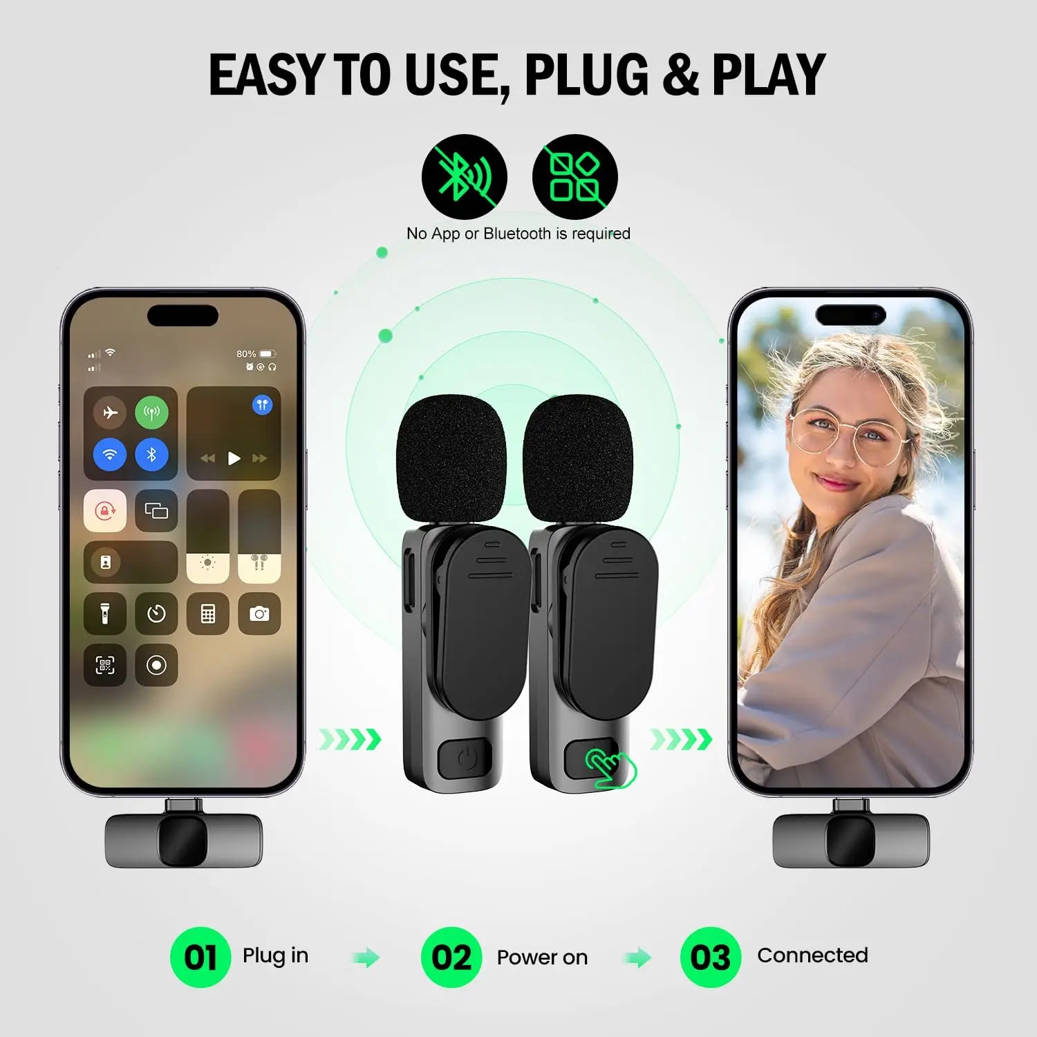 Wireless Mini Mic — Crystal-Clear Audio for Creators on the Go