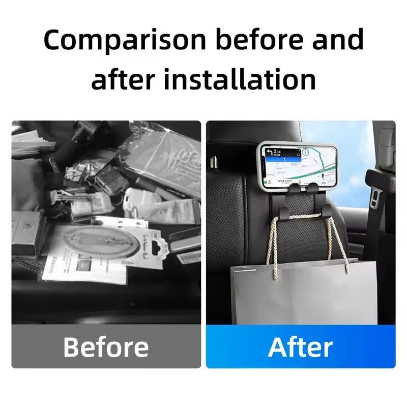 Car Seat Organizer & Phone Holder