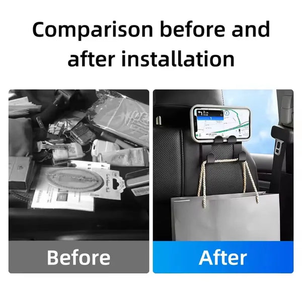 Car Seat Organizer & Phone Holder
