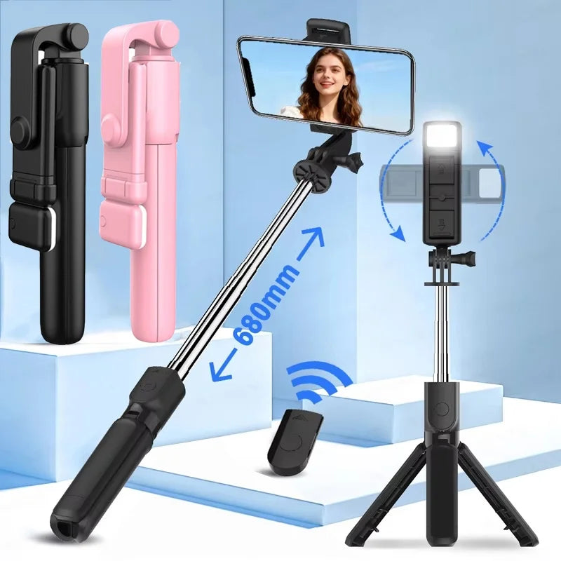 Glam Selfie Stick with Light